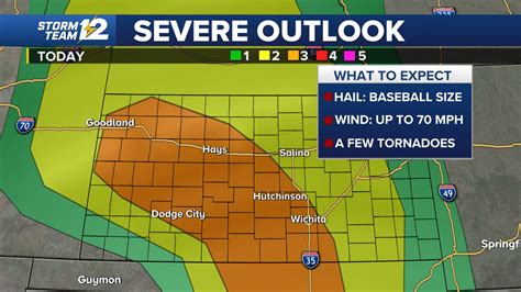 Weather kwch - Update 7:45 a.m. A Weather Alert remains in effect for central and eastern Kansas. Storms will be developing along and north of I-70 early this afternoon, at around 1-2 p.m., then shifting south ...